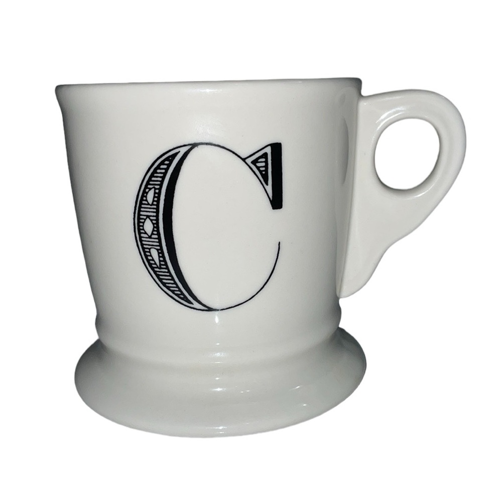 Anthropologie monogram mug.  Letter‎ C.  Excellent used condition.